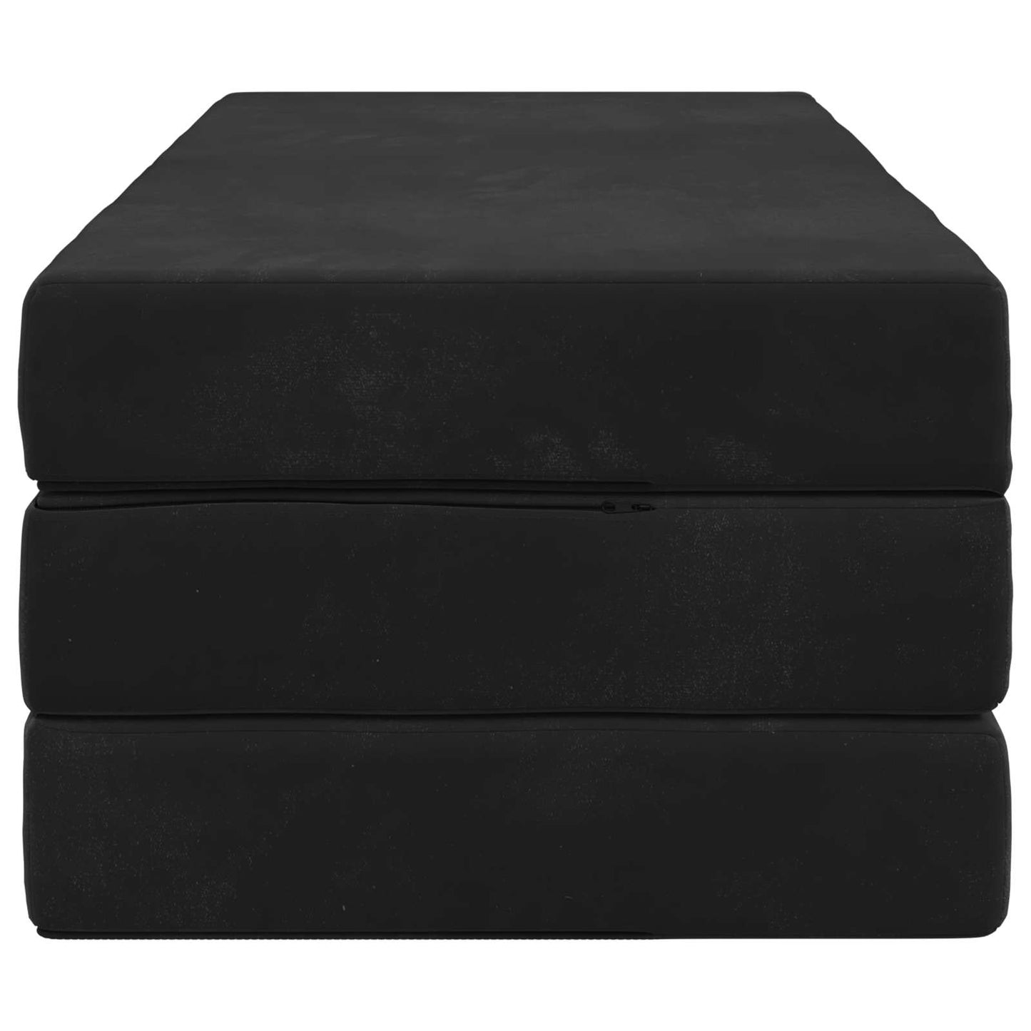 vidaXL Κρεβάτι Καναπέ Αναδιπλούμενο 200 x 160 x 15 cm Μαύρο