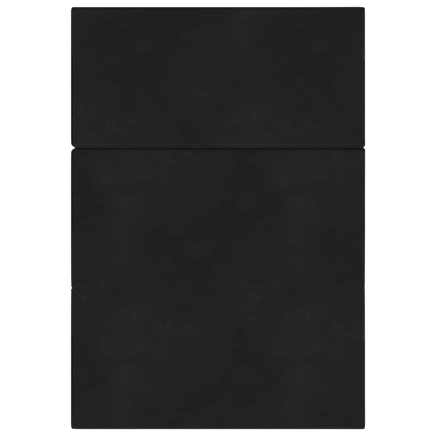 vidaXL Κρεβάτι Καναπέ Αναδιπλούμενο 200 x 160 x 15 cm Μαύρο