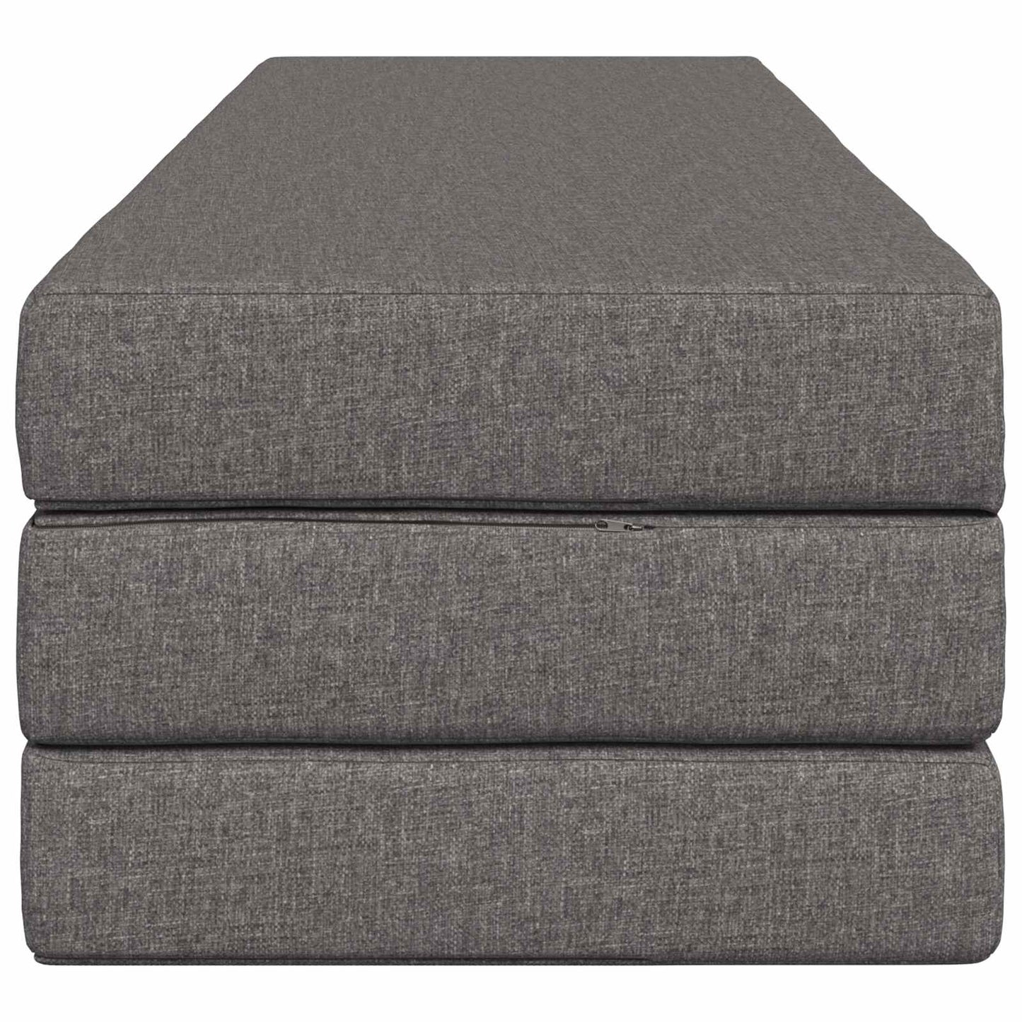 vidaXL Κρεβάτι Καναπέ Αναδιπλούμενο 200 x 180 x 15 cm Ανοιχτό γκρι