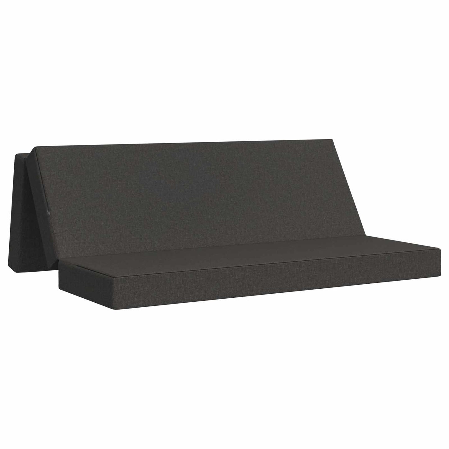 vidaXL Κρεβάτι Καναπέ Αναδιπλούμενο 200 x 180 x 15 cm Σκούρο Γκρι