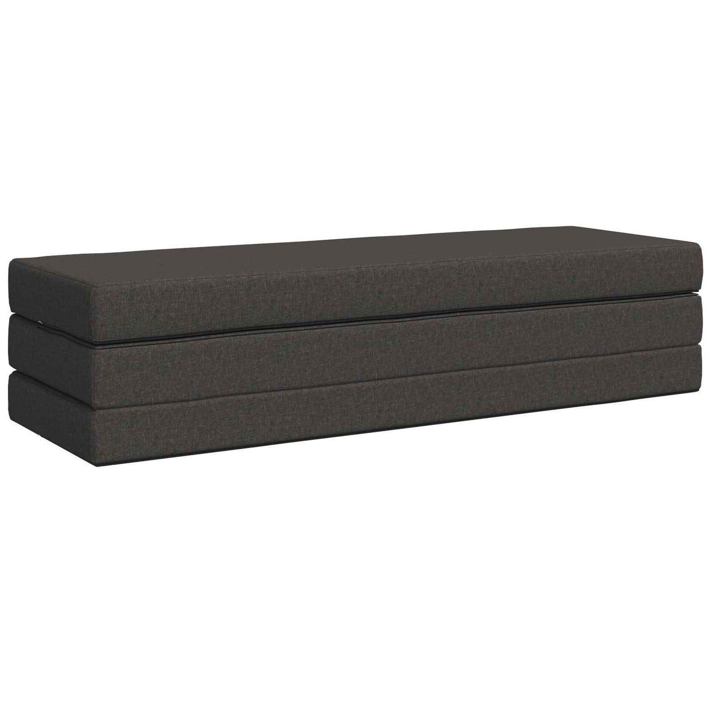 vidaXL Κρεβάτι Καναπέ Αναδιπλούμενο 200 x 180 x 15 cm Σκούρο Γκρι