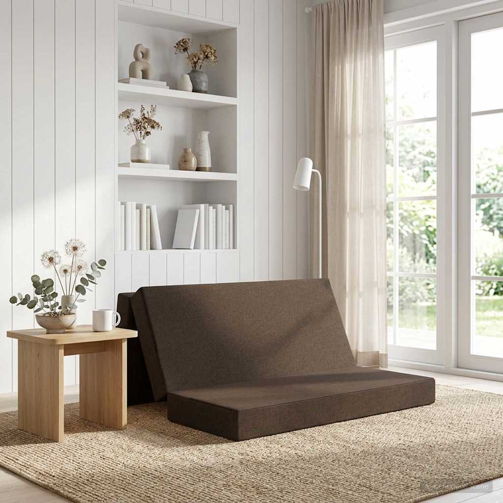 vidaXL Κρεβάτι Καναπέ Αναδιπλούμενο 180 x 67 x 45 εκ Taupe