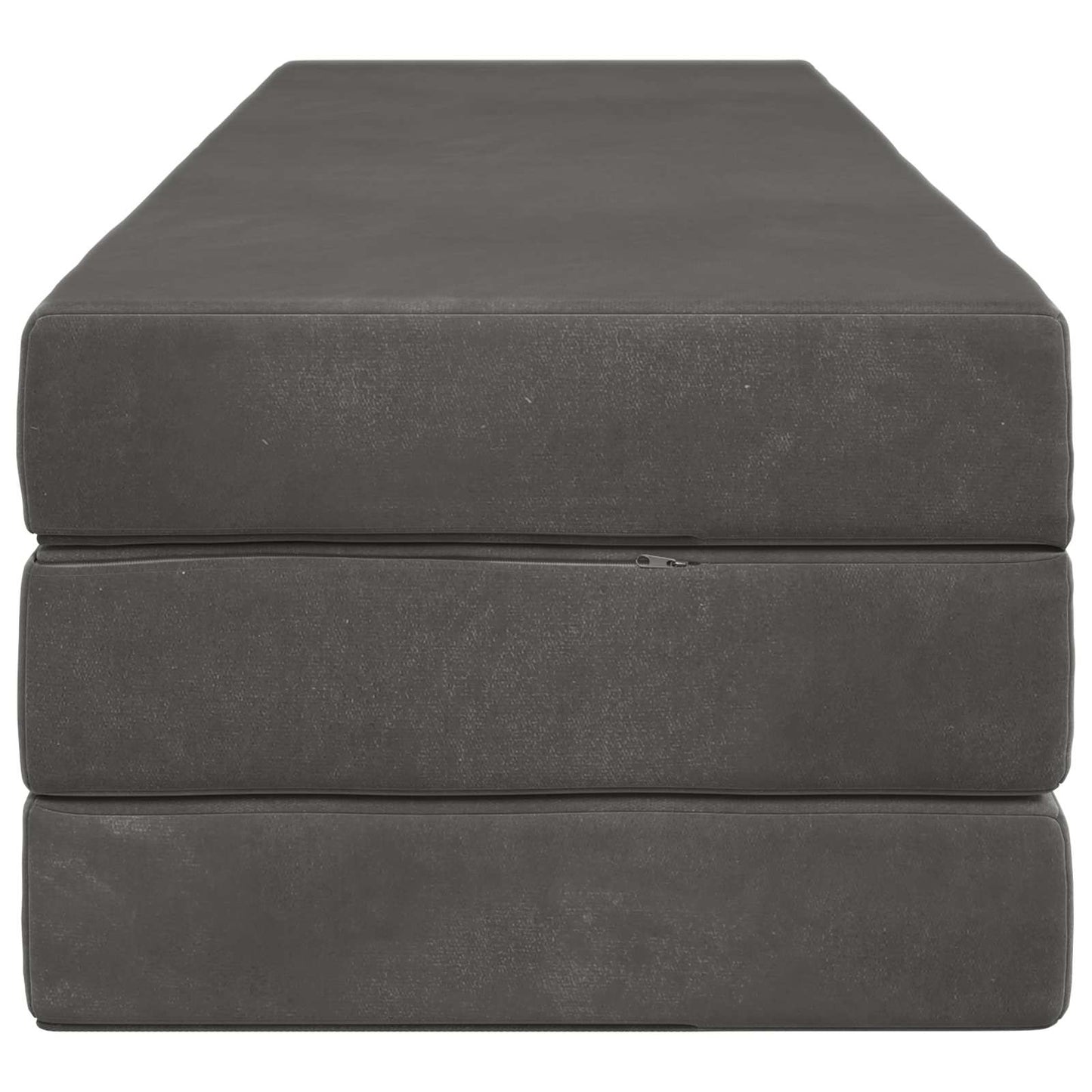 vidaXL Κρεβάτι Καναπέ Αναδιπλούμενο 200 x 180 x 15 cm Σκούρο Γκρι