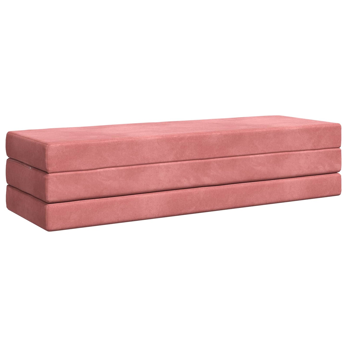 vidaXL Κρεβάτι Καναπέ Αναδιπλούμενο 180 x 67 x 45 cm Ροζ