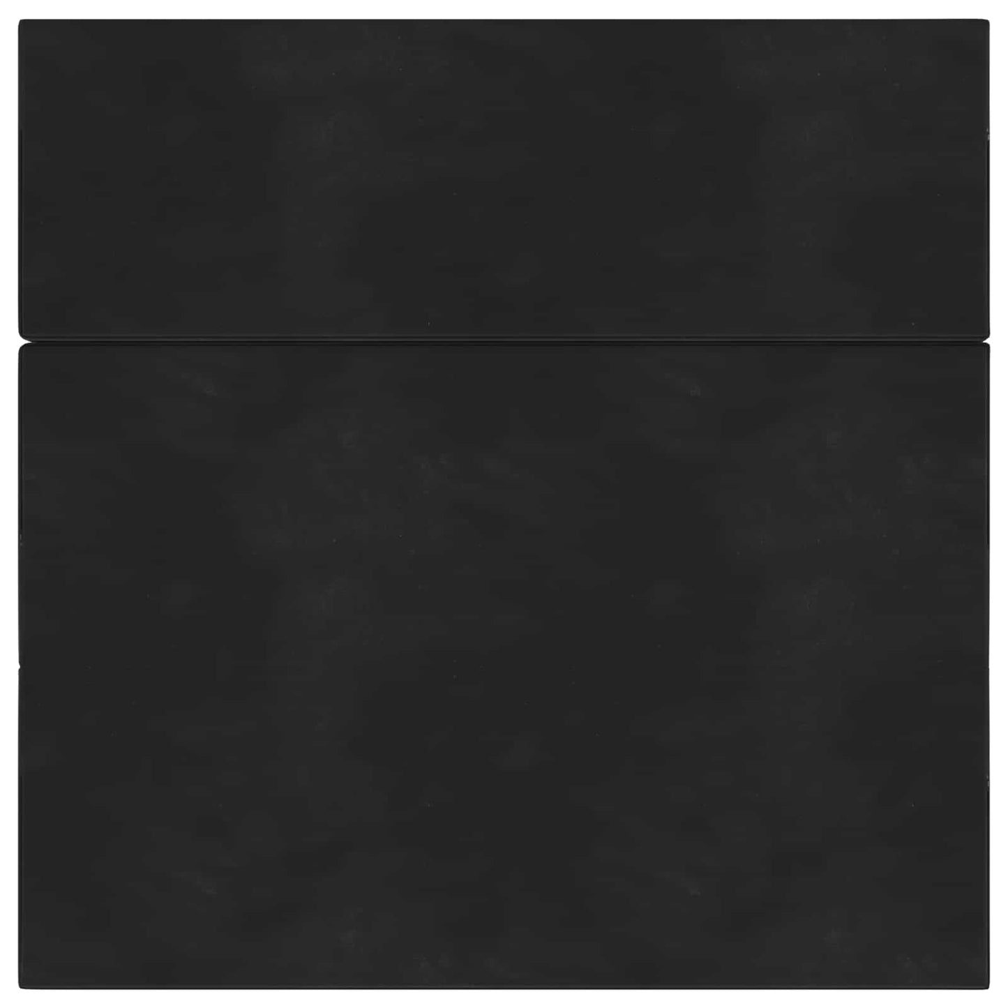 vidaXL Κρεβάτι Καναπέ Αναδιπλούμενο 200 x 180 x 15 cm Μαύρο