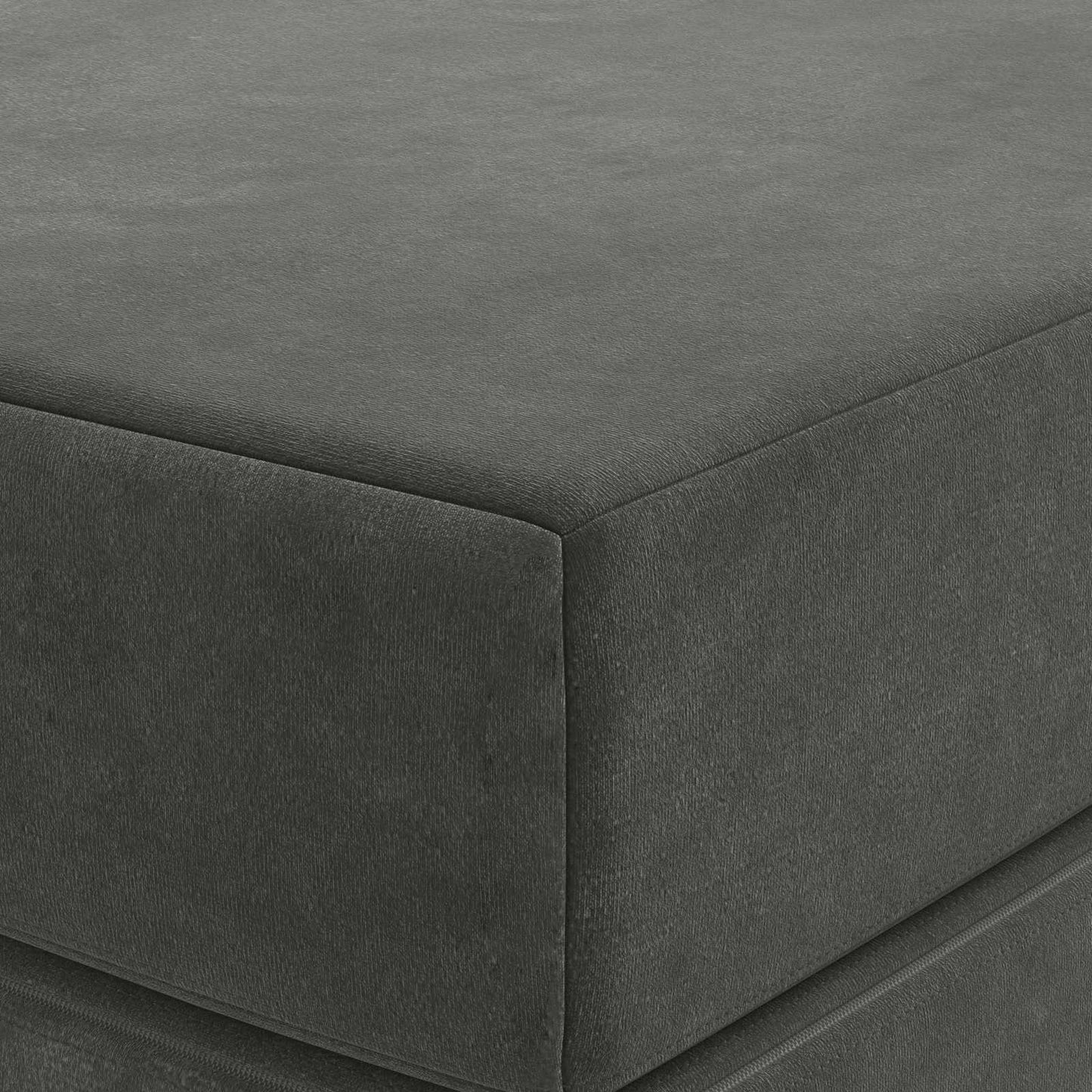 vidaXL Κρεβάτι Καναπέ Αναδιπλούμενο 200 x 200 x 15 cm Σκούρο Γκρι