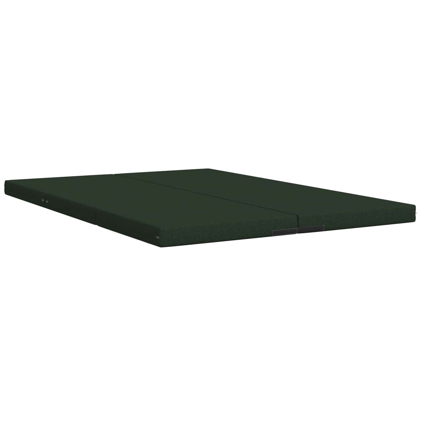 vidaXL Κρεβάτι Καναπέ Αναδιπλούμενο 140 x 67 x 15 εκ Σκούρο Πράσινο