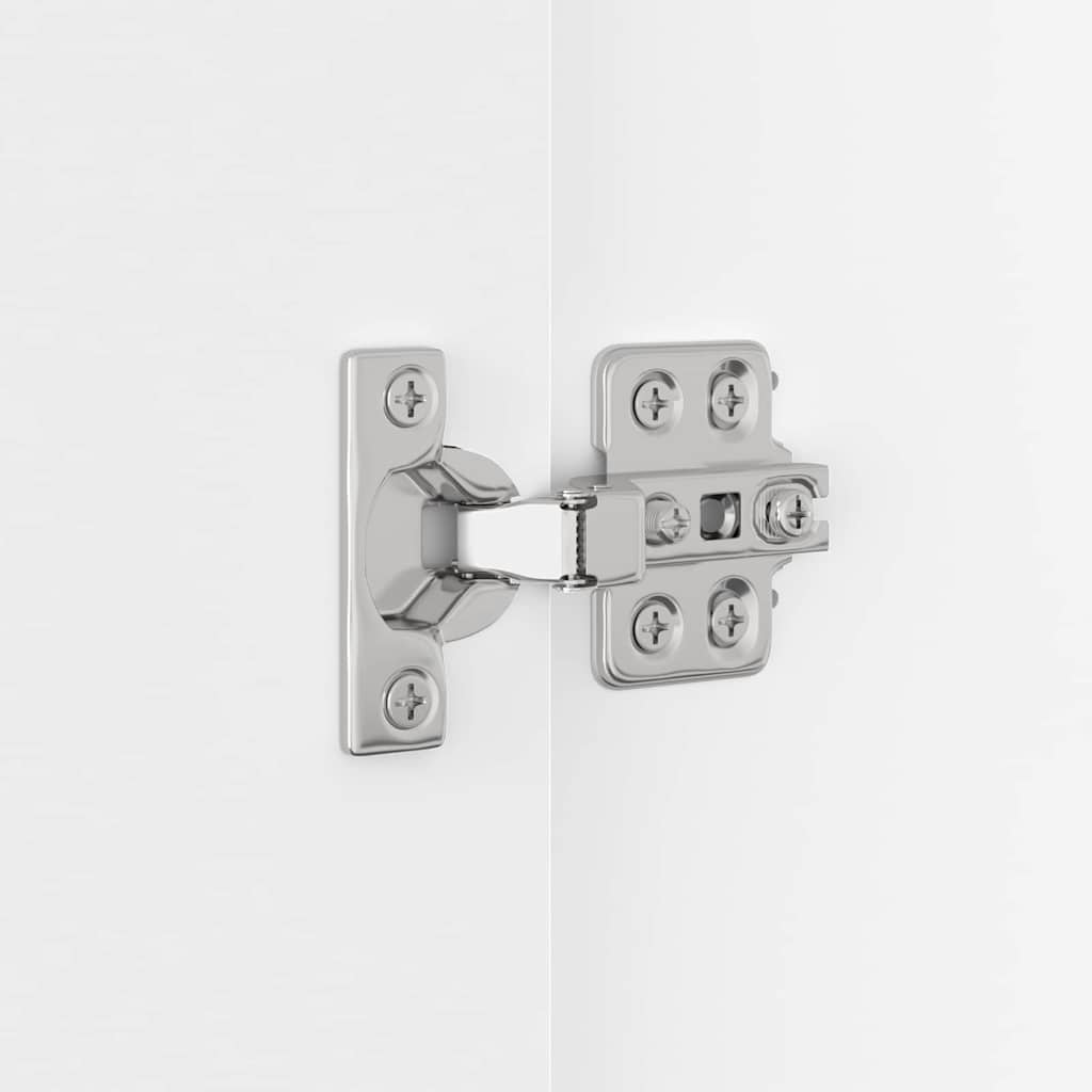 vidaXL Ντουλάπι Μπάνιου Λευκό 30,5 x 30 x 101 εκ Επεξεργασμένο ξύλο