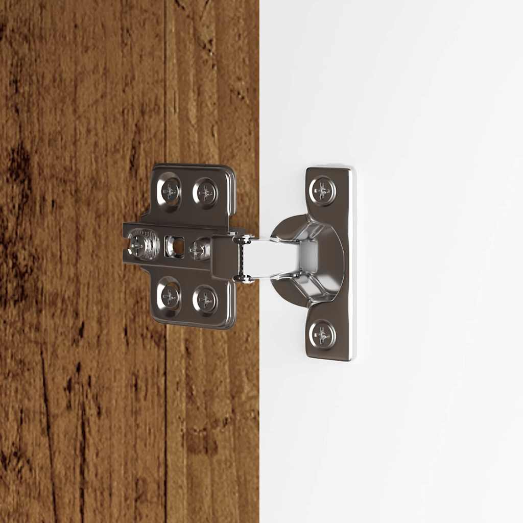 vidaXL Ντουλάπα νιπτήρα μπάνιου με ράφι Παλιό Ξύλο 60 x 30 x 60 cm