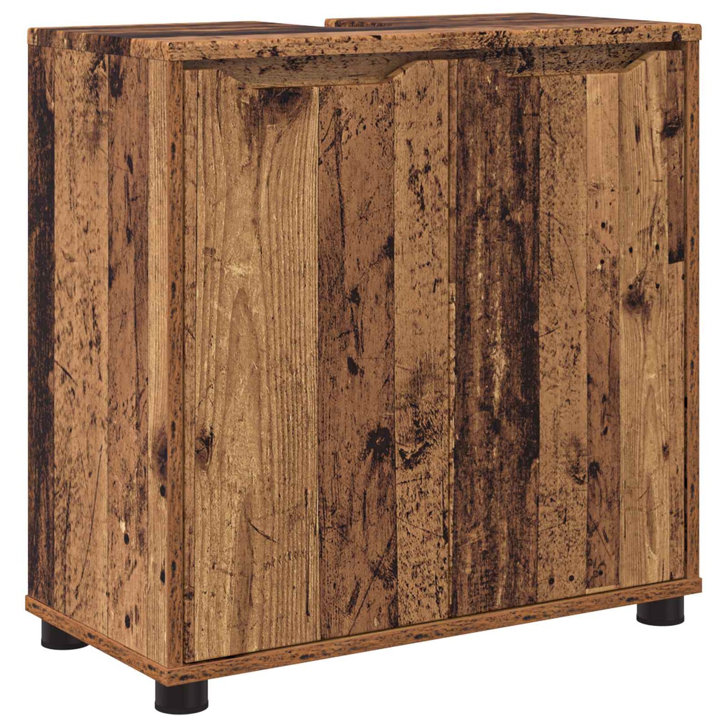 vidaXL Ντουλάπα νιπτήρα μπάνιου Παλιό Ξύλο 60 x 30 x 60 cm