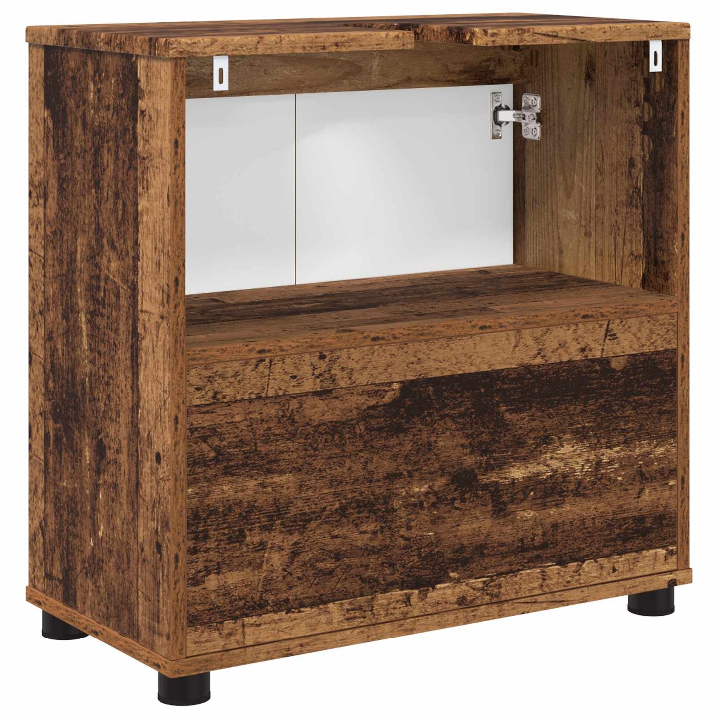 vidaXL Ντουλάπα νιπτήρα μπάνιου Παλιό Ξύλο 60 x 30 x 60 cm