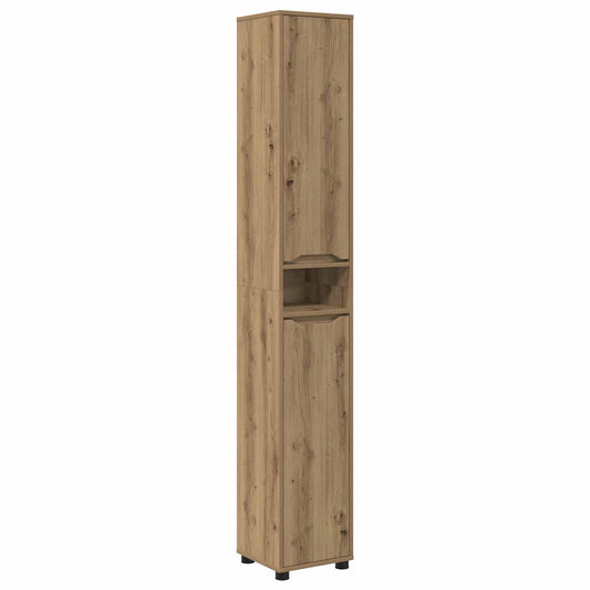 vidaXL Ντουλάπι Μπάνιου Artisan Oak 30,5 x 30 x 195 εκ