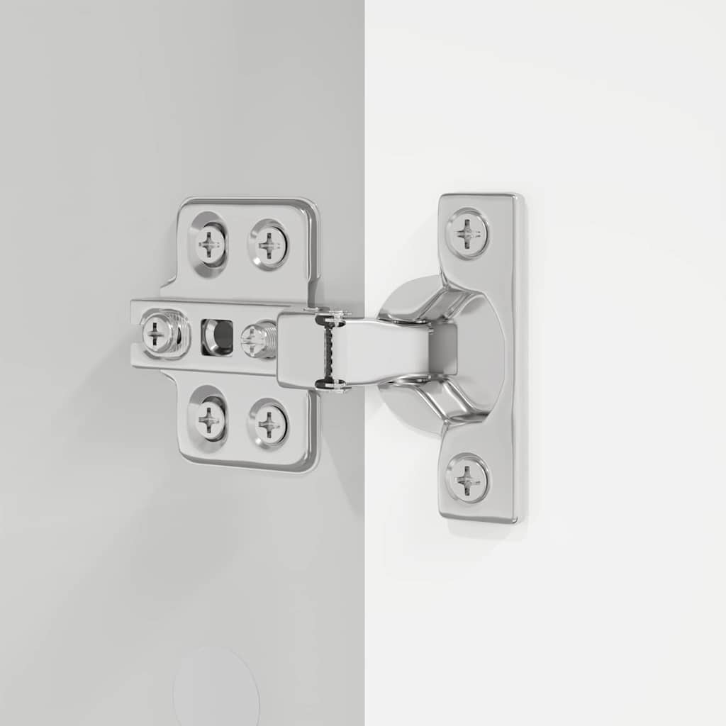 vidaXL Ντουλάπι Μπάνιου Υψηλής γυαλάδας λευκό 72,5 x 36,5 x 100 εκ