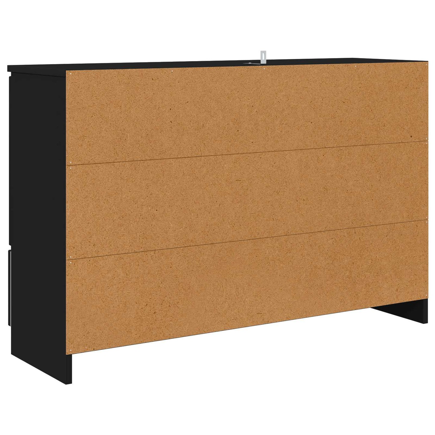 vidaXL Πλαϊνό γραφείο Μαύρο 100 x 30 x 65,6 Επεξεργασμένο ξύλο