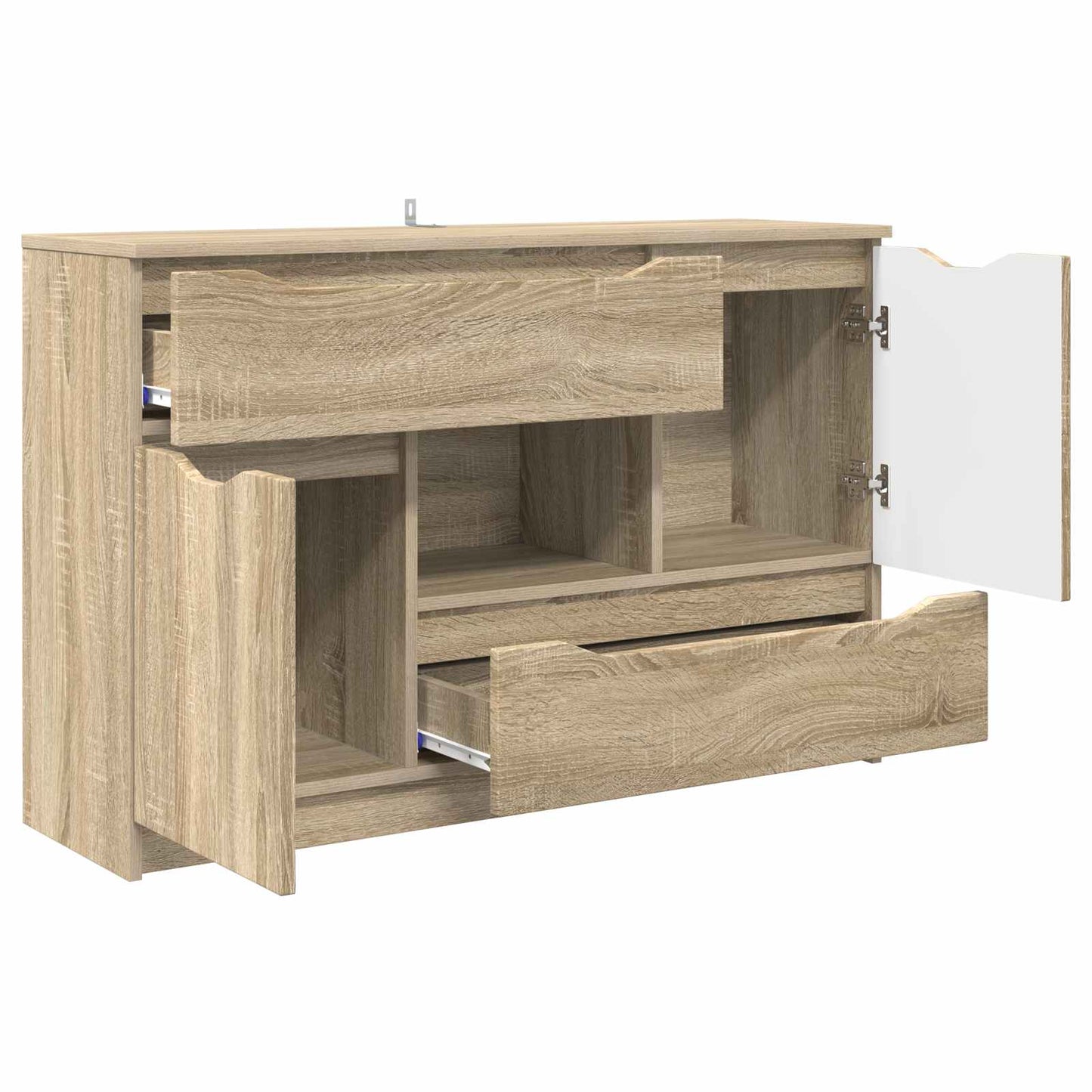 vidaXL Πλαϊνό γραφείο Δρύς Sonoma 100 x 30 x 65,6 Επεξεργασμένο ξύλο