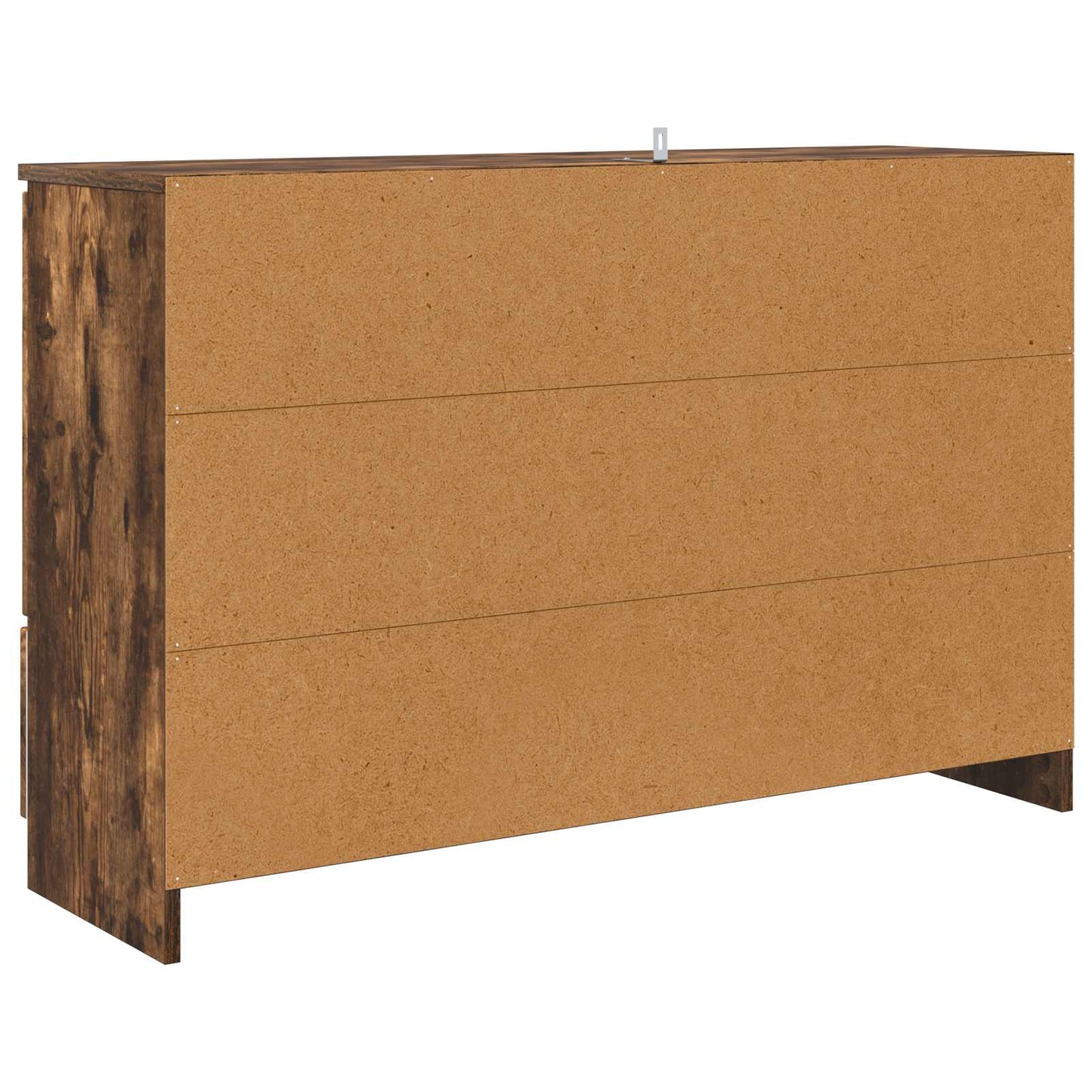 vidaXL Πλαϊνό γραφείο Καπνιστό Δρύς 100 x 30 x 65,6 Επεξεργασμένο ξύλο