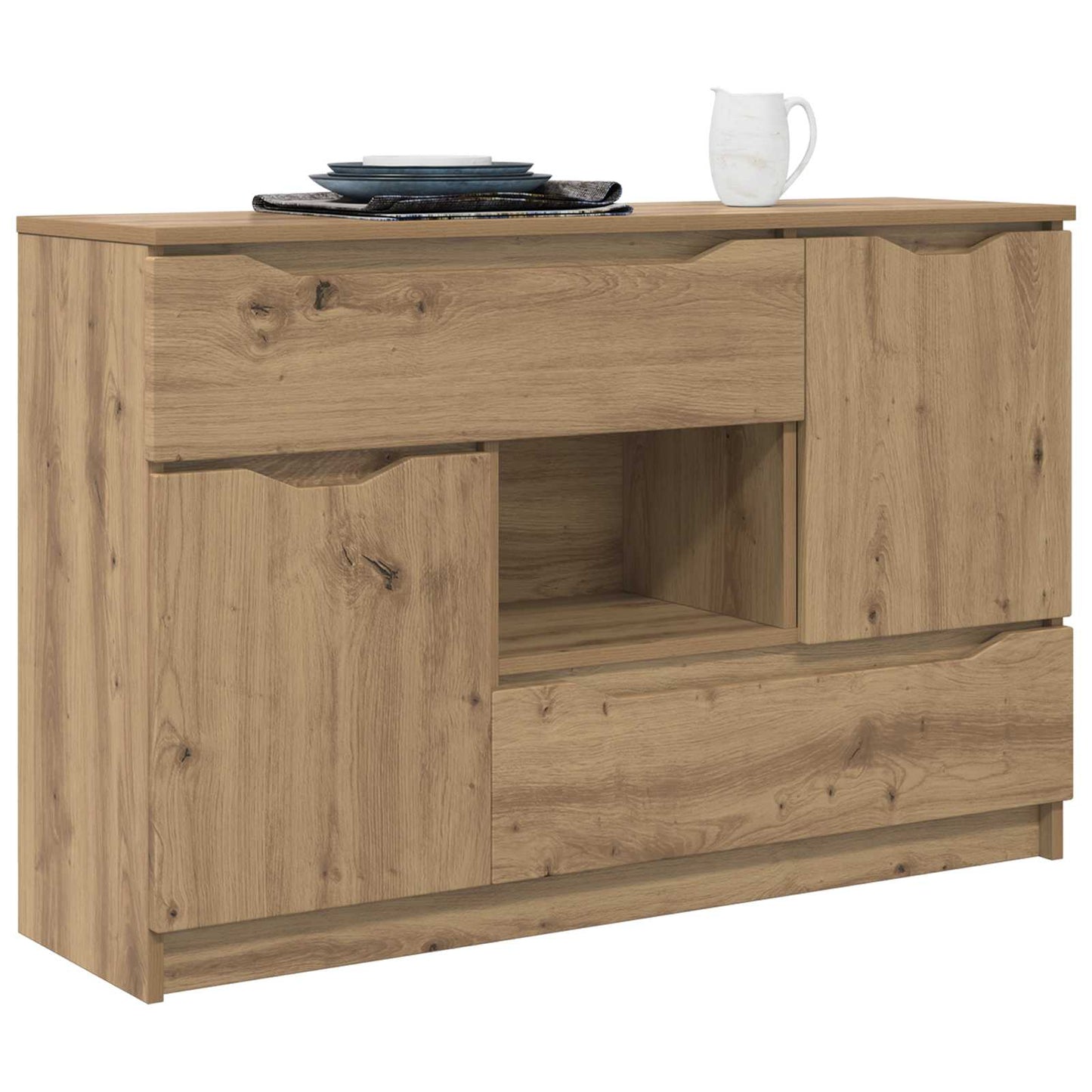 vidaXL Πλαϊνό γραφείο Artisan Oak 100 x 30 x 65,6 Επεξεργασμένο Ξύλο