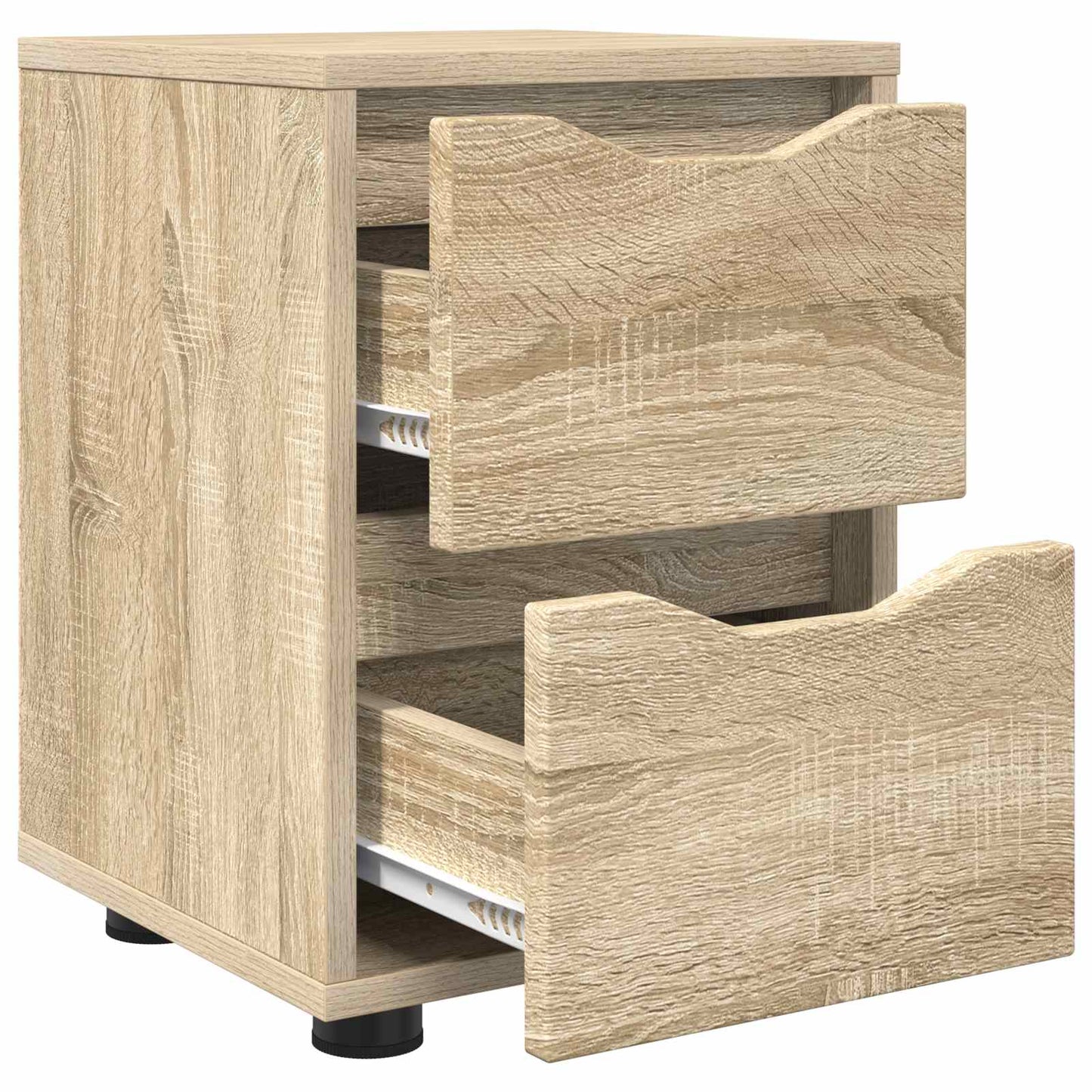 vidaXL Κομοδίνο Δρύς Sonoma 30,5 x 30 x 43 εκ Επεξεργασμένο Ξύλο