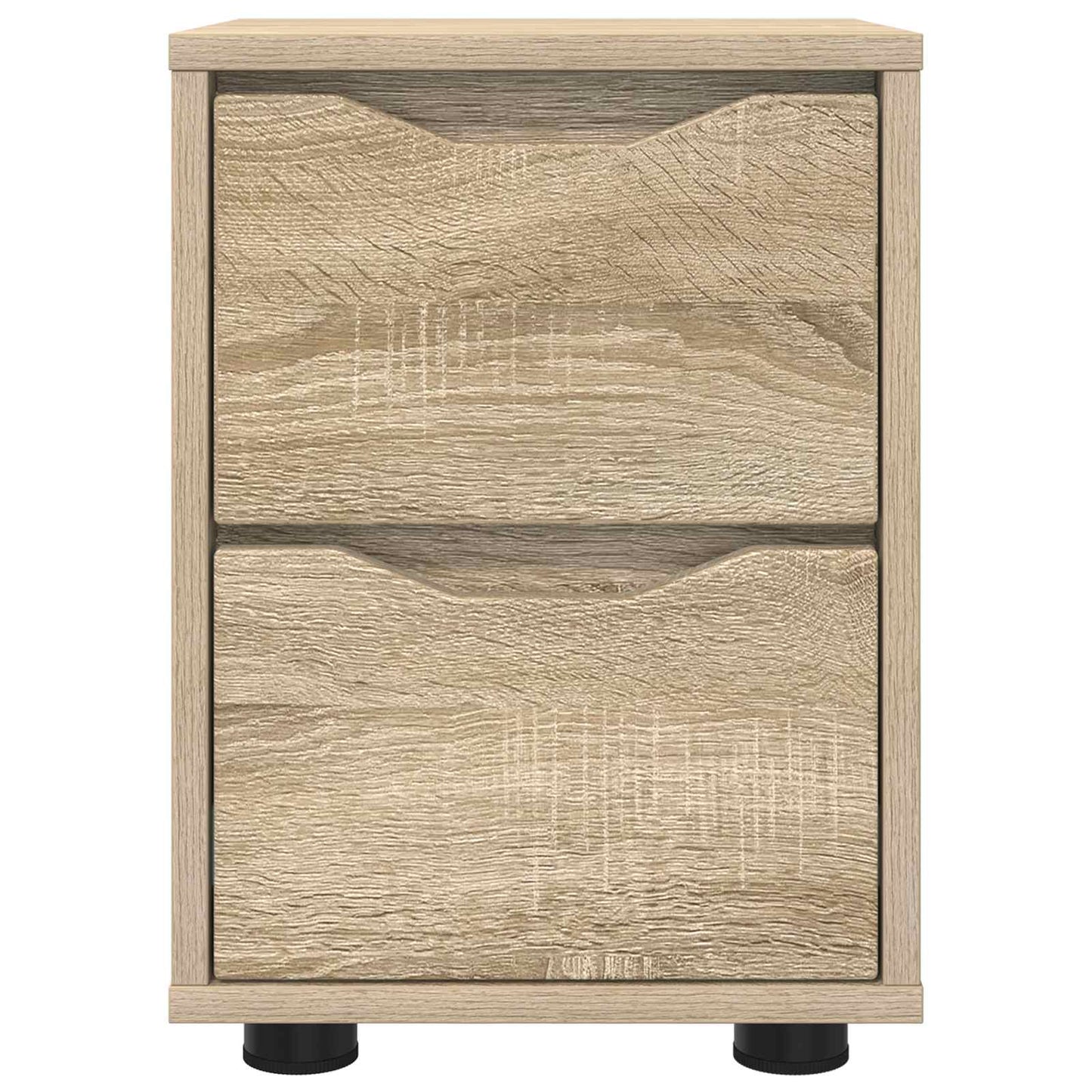 vidaXL Κομοδίνα 2 τμχ. Δρύς Sonoma 30,5 x 30 x 43 εκ