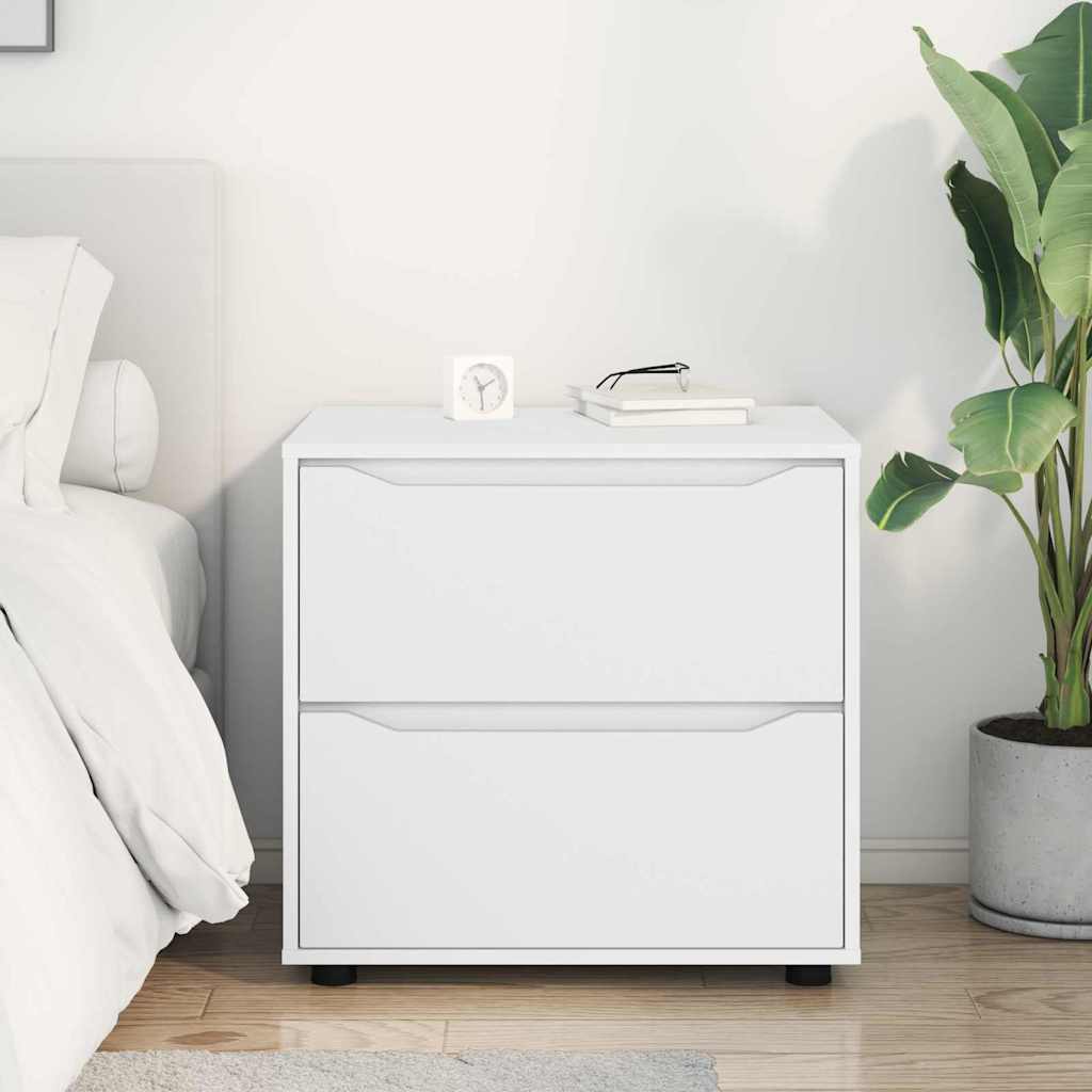 vidaXL Ντουλάπι αποθήκευσης Λευκό 60 x 48 x 57 εκ Επεξεργασμένο ξύλο