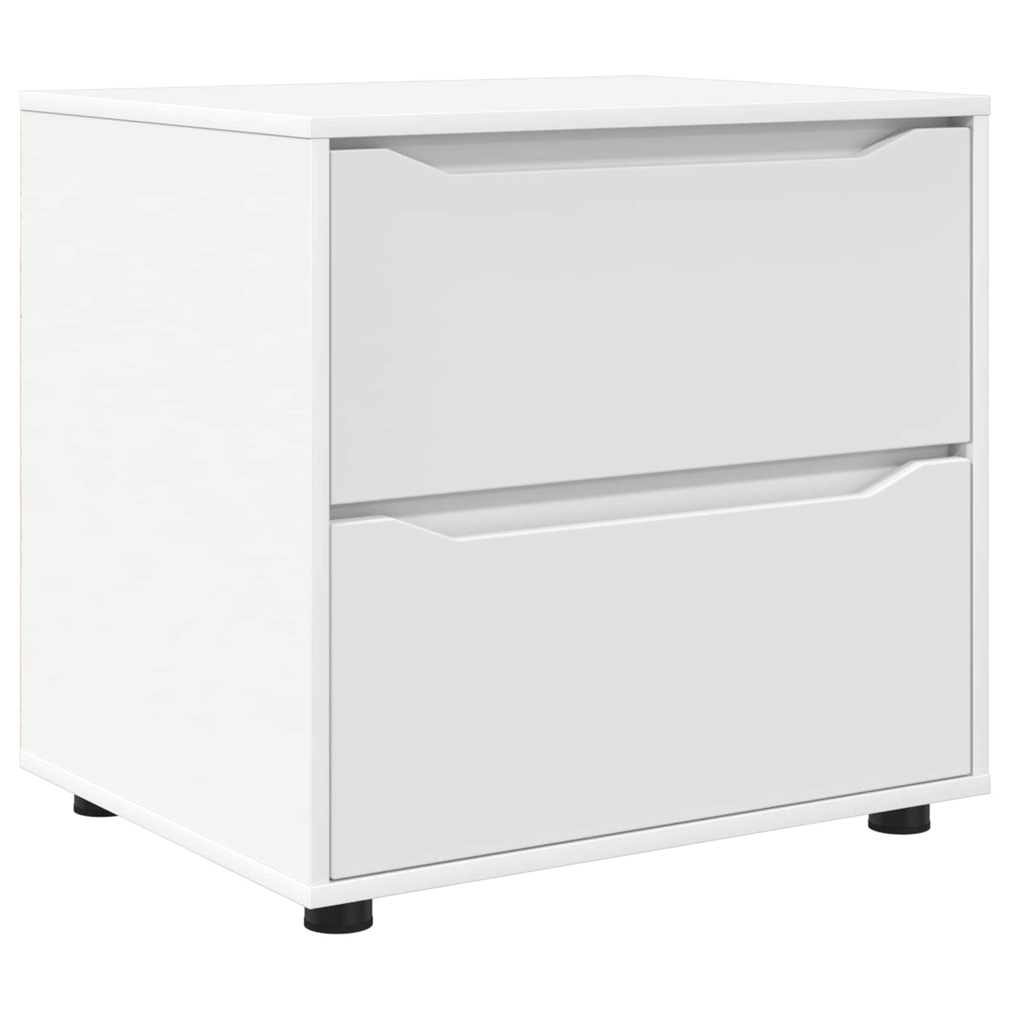 vidaXL Ντουλάπι αποθήκευσης 60 x 48 x 57 εκ Επεξεργασμένο Ξύλο Λευκό