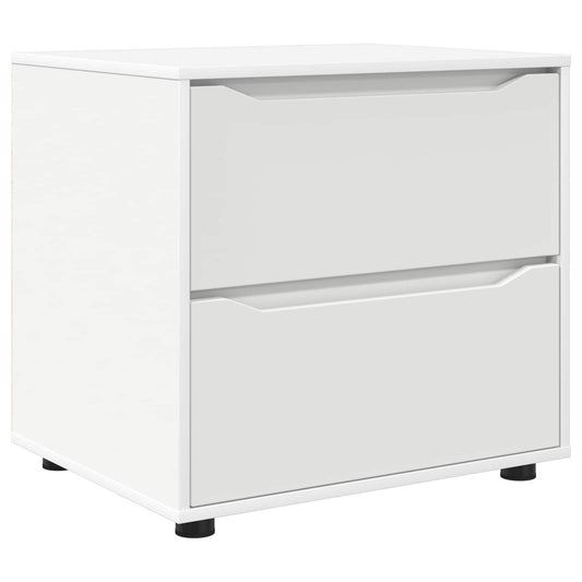 vidaXL Ντουλάπι αποθήκευσης 60 x 48 x 57 εκ Επεξεργασμένο Ξύλο Λευκό
