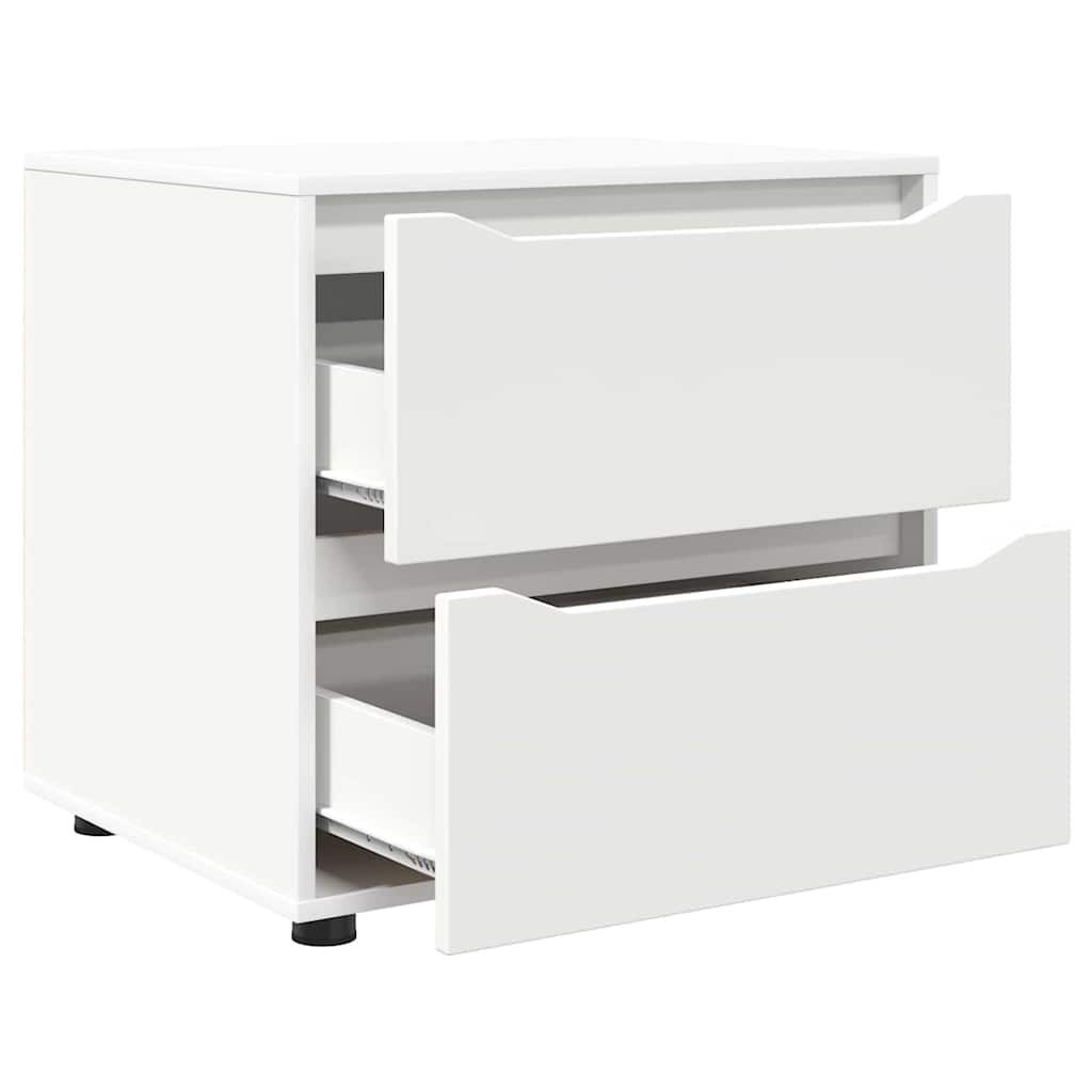 vidaXL Ντουλάπι αποθήκευσης Λευκό 60 x 48 x 57 εκ Επεξεργασμένο ξύλο