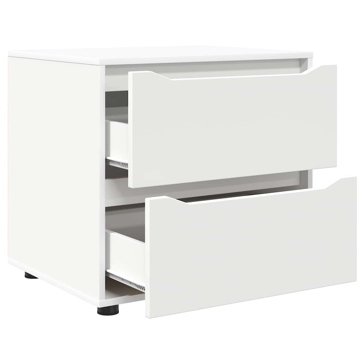 vidaXL Ντουλάπι αποθήκευσης 60 x 48 x 57 εκ Επεξεργασμένο Ξύλο Λευκό