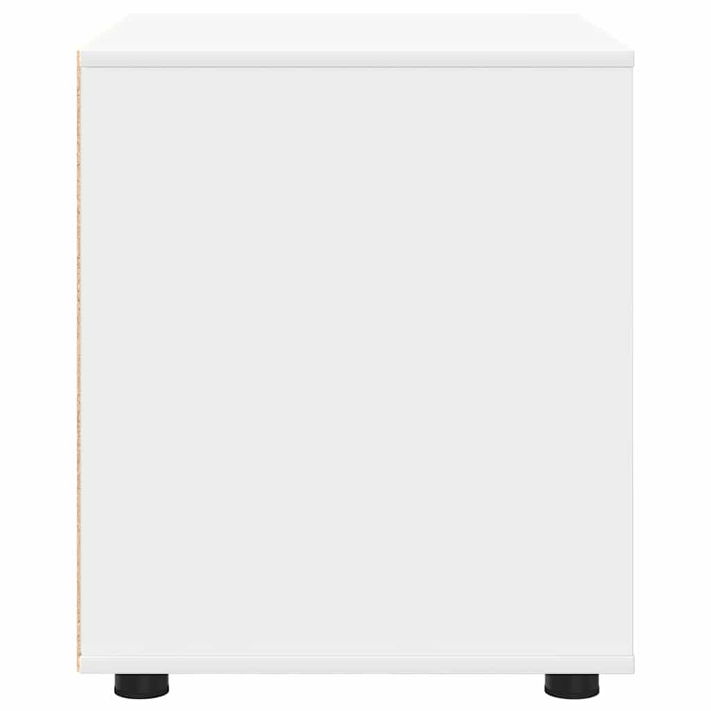 vidaXL Ντουλάπι αποθήκευσης Λευκό 60 x 48 x 57 εκ Επεξεργασμένο ξύλο