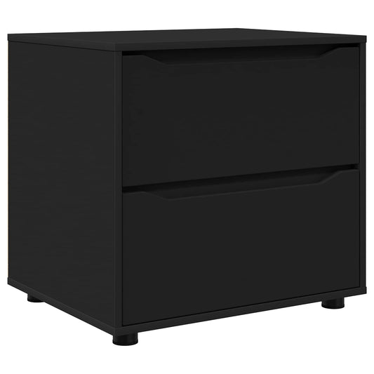 vidaXL Ντουλάπι αποθήκευσης 60 x 48 x 57 εκ Επεξεργασμένο Ξύλο Μαύρο