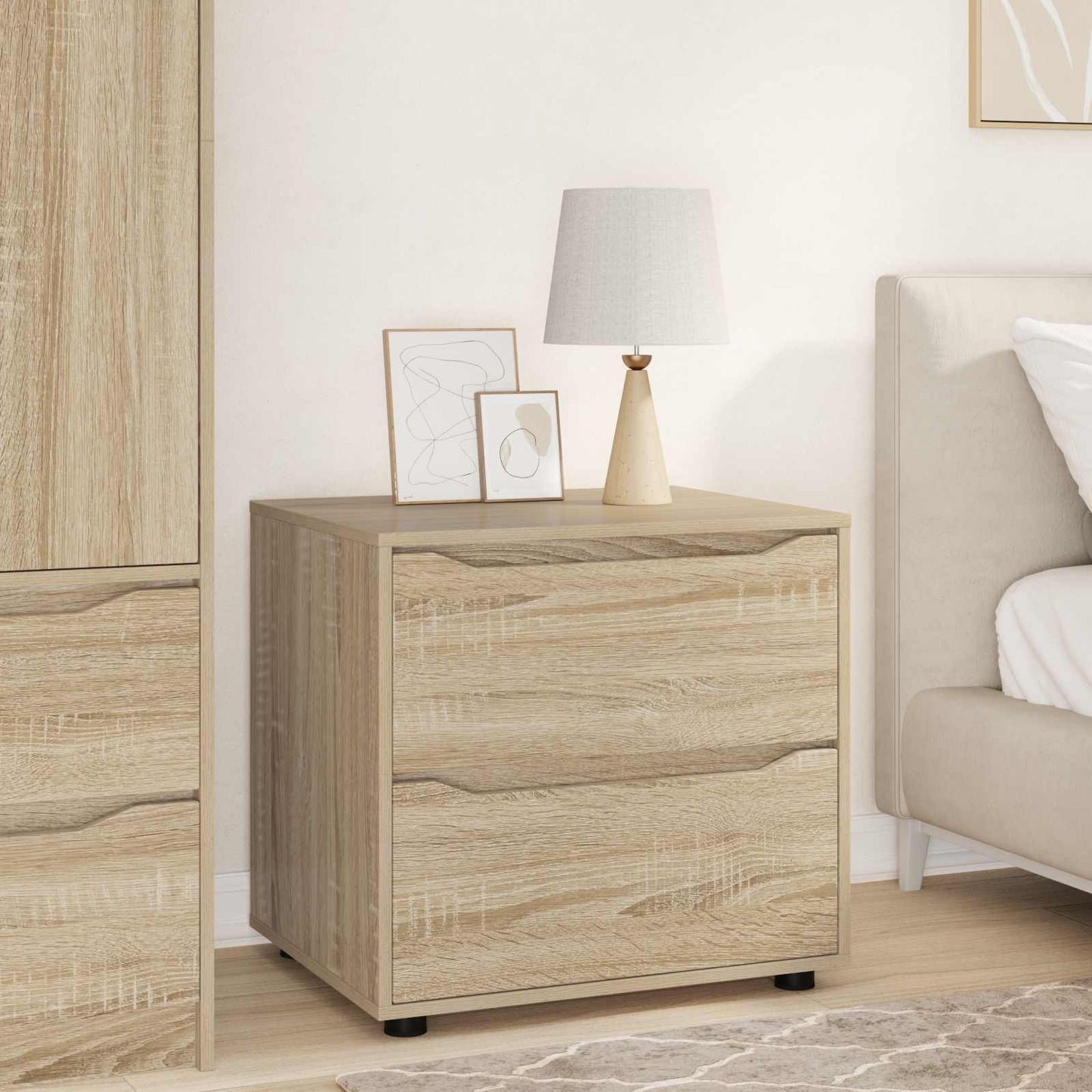 vidaXL Ντουλάπι αποθήκευσης 60 x 48 x 57 εκ Επεξεργασμένο Ξύλο