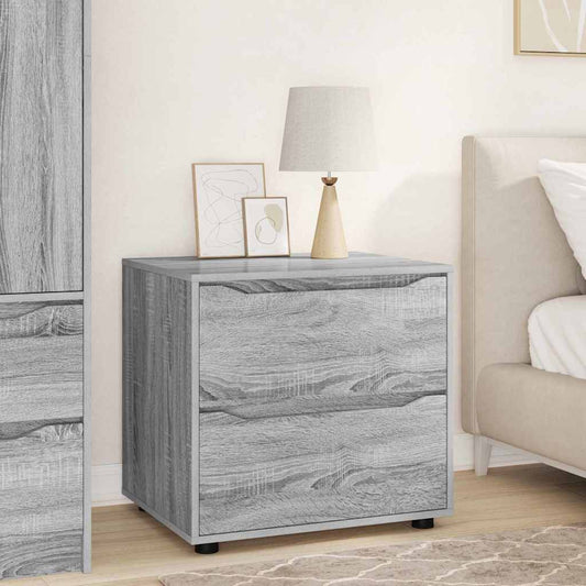 vidaXL Ντουλάπι αποθήκευσης Γκρίζο Σονομα 60 x 48 x 57 εκ