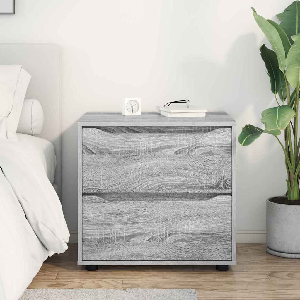 vidaXL Ντουλάπι αποθήκευσης Γκρίζο Σονομα 60 x 48 x 57 εκ