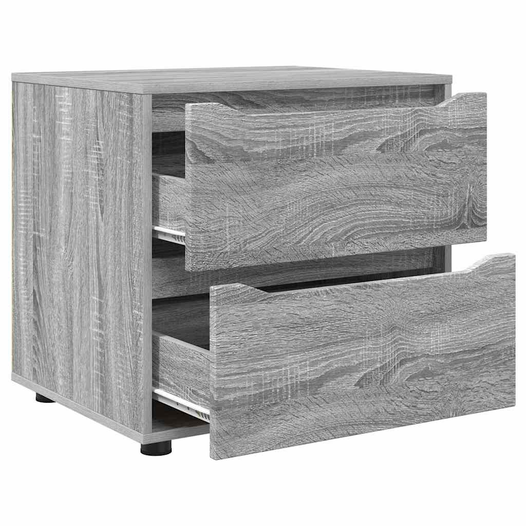 vidaXL Ντουλάπι αποθήκευσης Γκρίζο Σονομα 60 x 48 x 57 εκ
