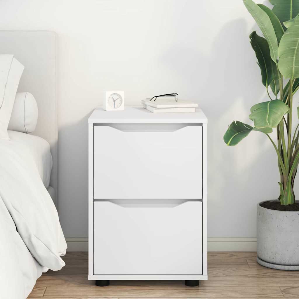 vidaXL Ντουλάπι αποθήκευσης Λευκό 40 x 48 x 57 εκ Επεξεργασμένο ξύλο