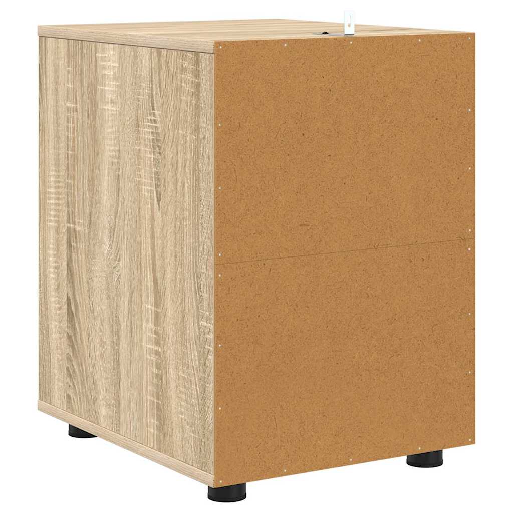vidaXL Ντουλάπι αποθήκευσης Δρύς Sonoma 40 x 48 x 57 εκ