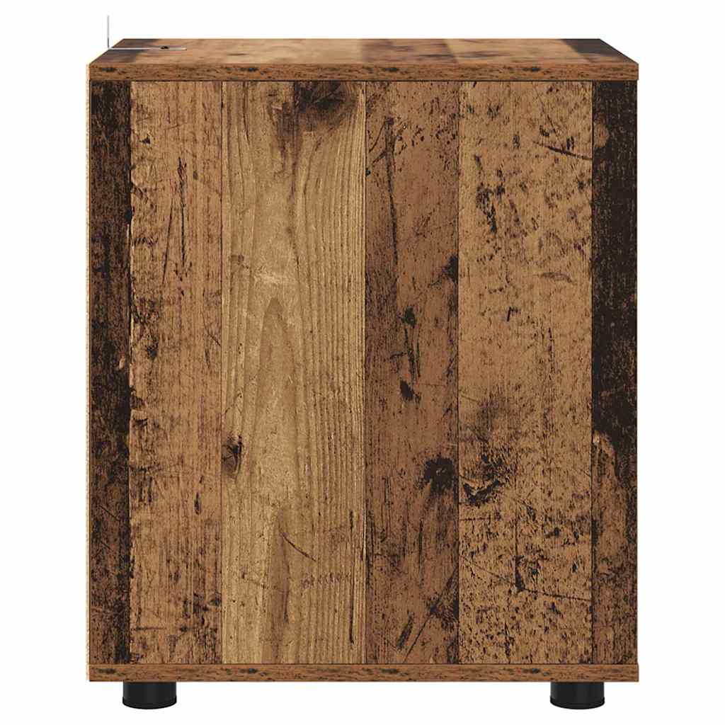 vidaXL Ντουλάπι αποθήκευσης Παλιό Ξύλο 40 x 48 x 57 εκ