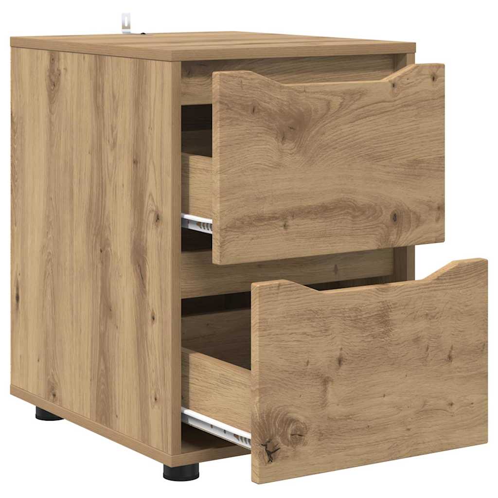 vidaXL Ντουλάπι αποθήκευσης Artisan Oak 40 x 48 x 57 εκ