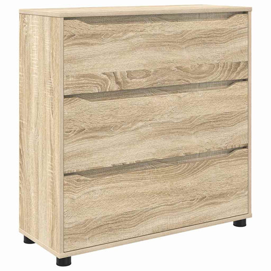 vidaXL Ντουλάπι αποθήκευσης Δρύς Sonoma 80 x 31 x 81 εκ