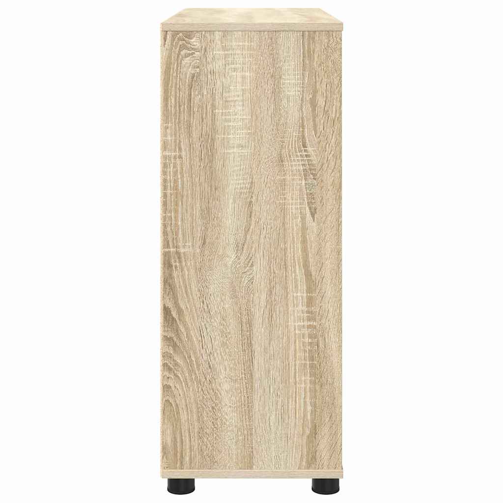 vidaXL Ντουλάπι αποθήκευσης Δρύς Sonoma 80 x 31 x 81 εκ