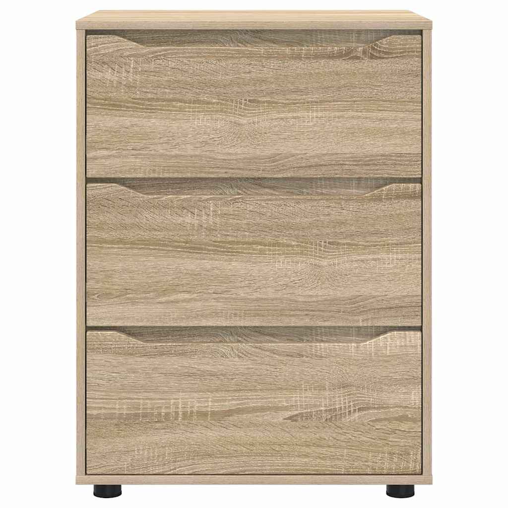 vidaXL Ντουλάπι αποθήκευσης Δρύς Sonoma 60 x 48 x 81 εκ