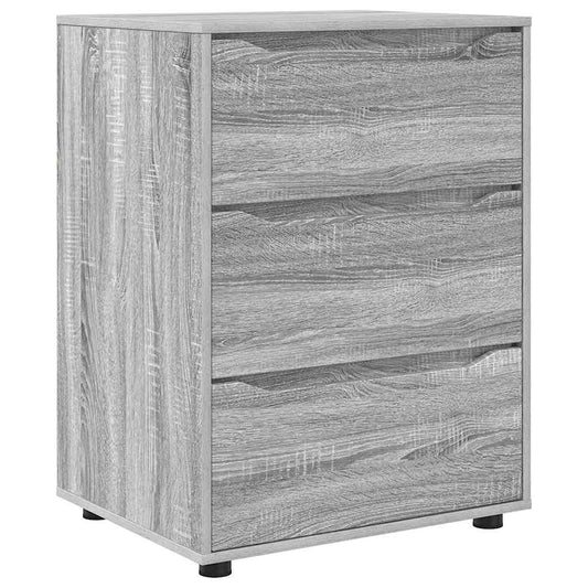 vidaXL Ντουλάπι αποθήκευσης Γκρίζο Σονομα 60 x 48 x 81 εκ
