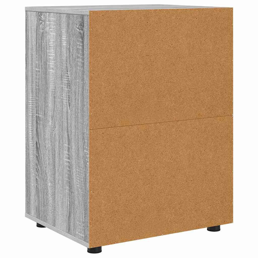 vidaXL Ντουλάπι αποθήκευσης Γκρίζο Σονομα 60 x 48 x 81 εκ