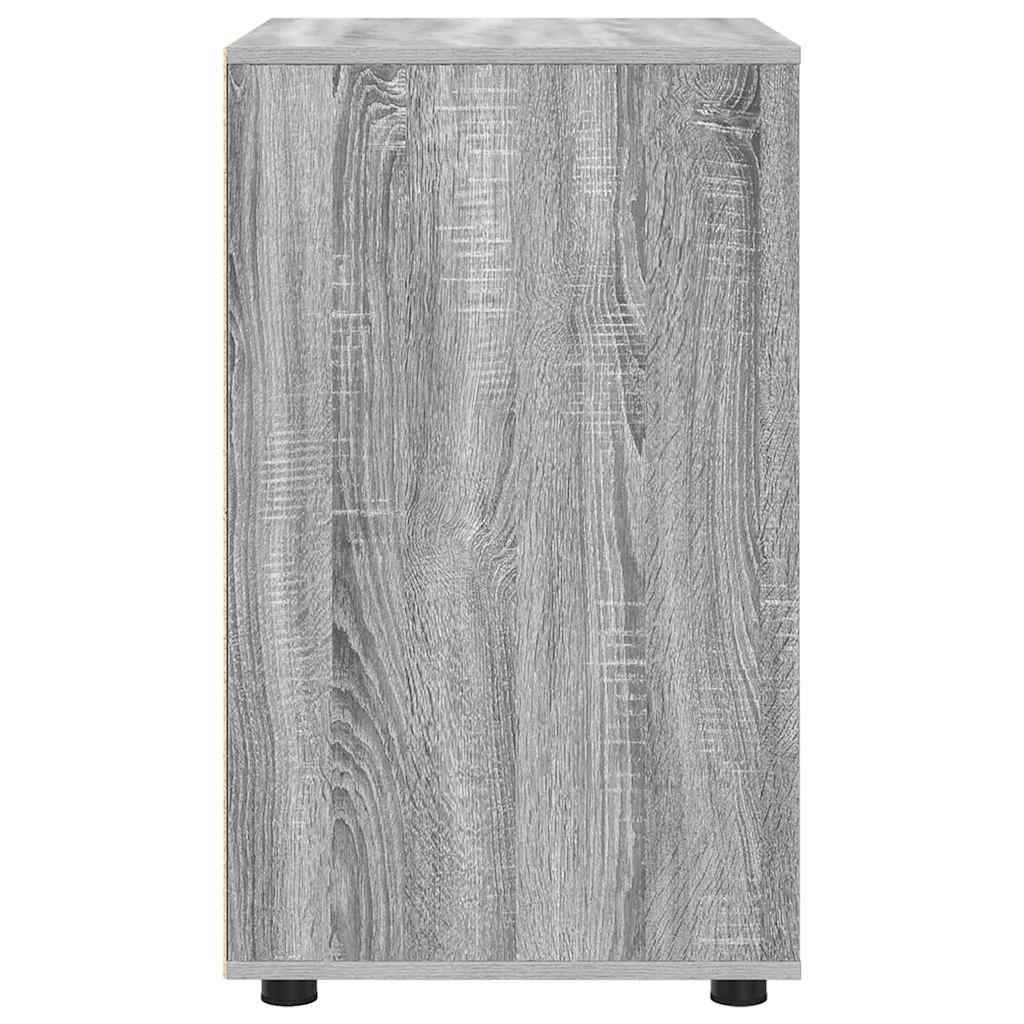 vidaXL Ντουλάπι αποθήκευσης Γκρίζο Σονομα 60 x 48 x 81 εκ