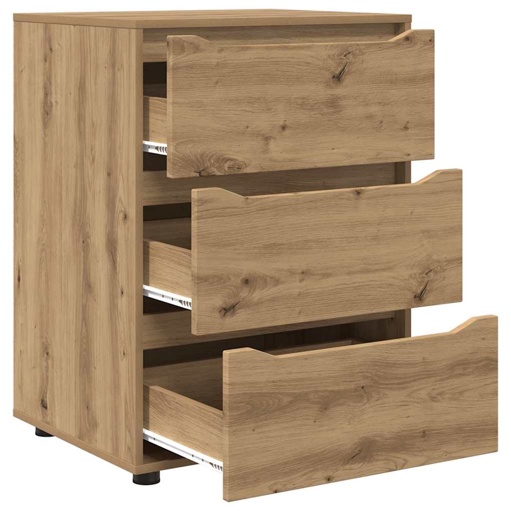 vidaXL Ντουλάπι αποθήκευσης Artisan Oak 60 x 48 x 81 εκ