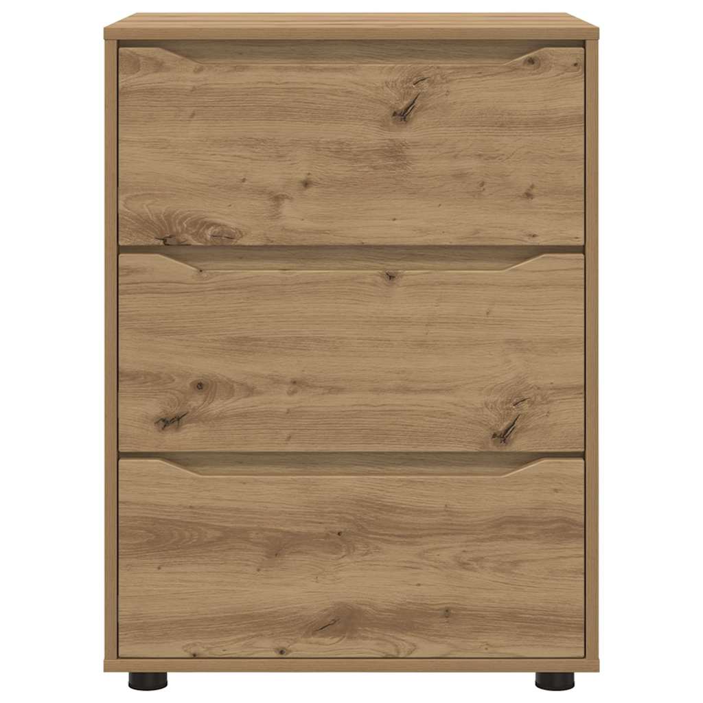 vidaXL Ντουλάπι αποθήκευσης Artisan Oak 60 x 48 x 81 εκ
