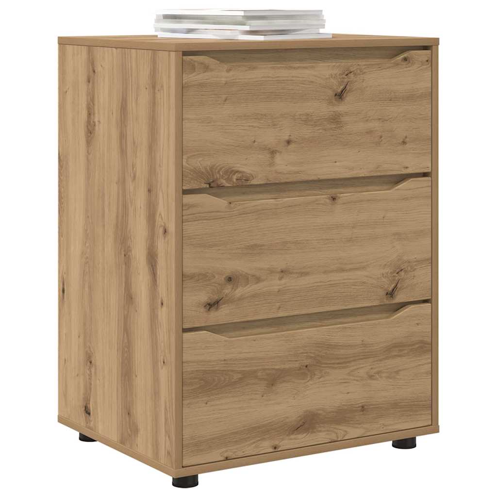 vidaXL Ντουλάπι αποθήκευσης Artisan Oak 60 x 48 x 81 εκ