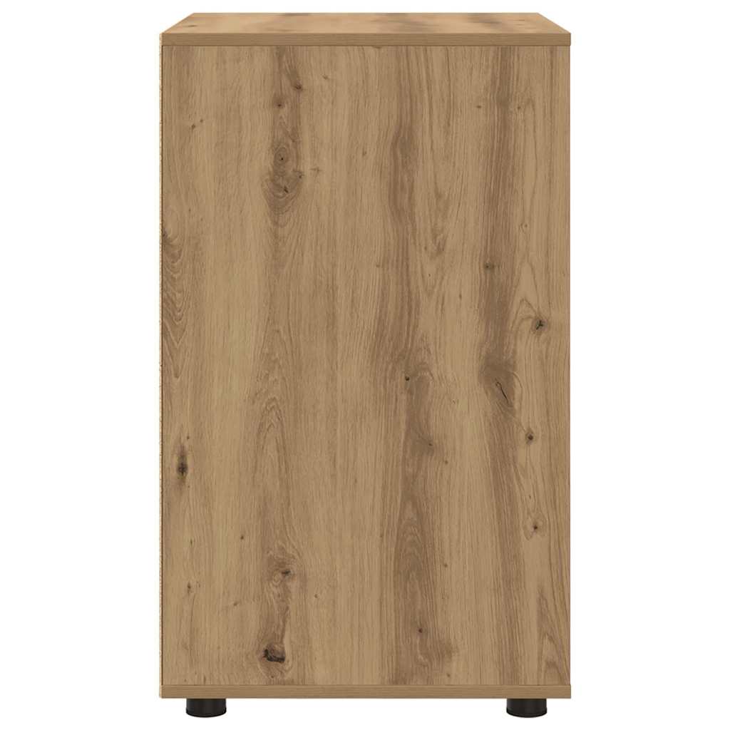 vidaXL Ντουλάπι αποθήκευσης Artisan Oak 60 x 48 x 81 εκ