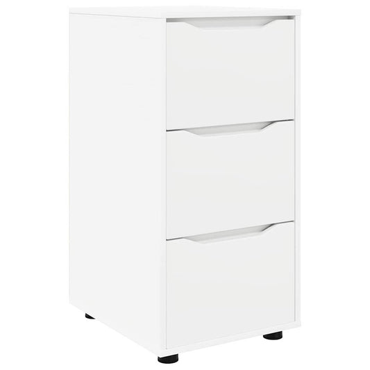 vidaXL Ντουλάπι αποθήκευσης Λευκό 40 x 48 x 81 εκ Επεξεργασμένο ξύλο