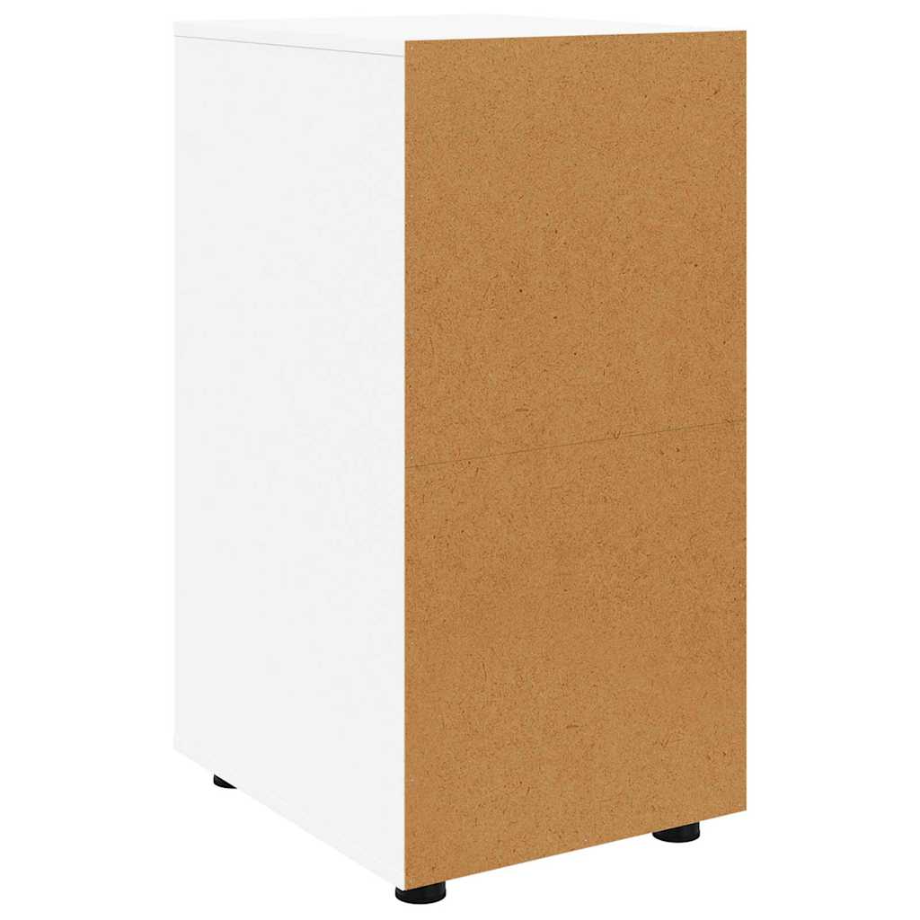 vidaXL Ντουλάπι αποθήκευσης Λευκό 40 x 48 x 81 εκ Επεξεργασμένο ξύλο
